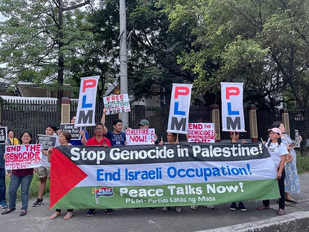  Partido Lakas ng Masa joined the protest against the ongoing genocide in Gaza, invasion and bombing of Camp Rafah