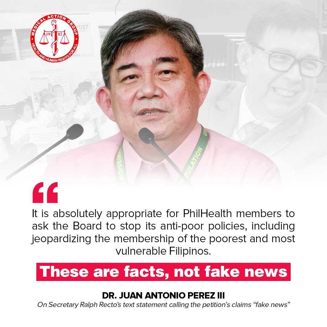 DOF uses false, also inadequate information to compute excess PHIC funds