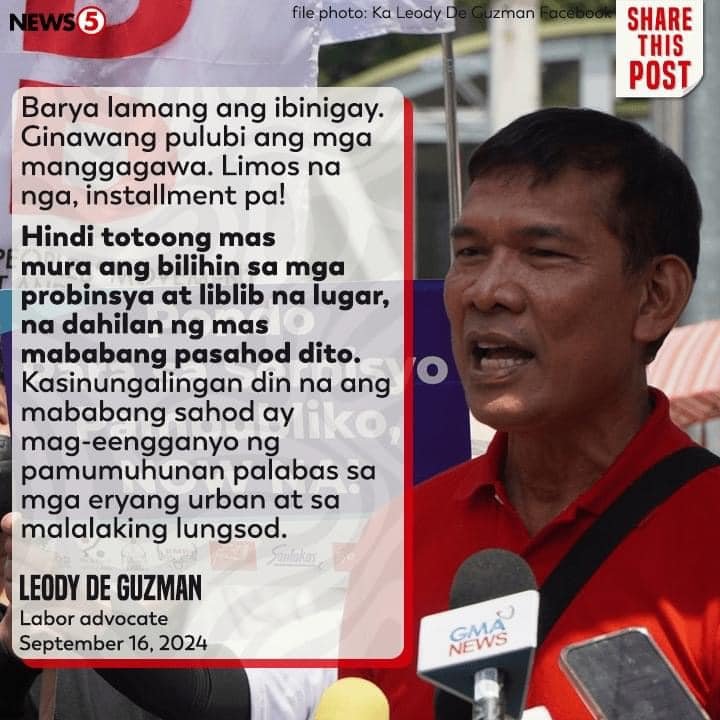 ITINURING NA PULUBI AT BINIGYAN NG BARYA ANG MGA MANGGAGAWA!