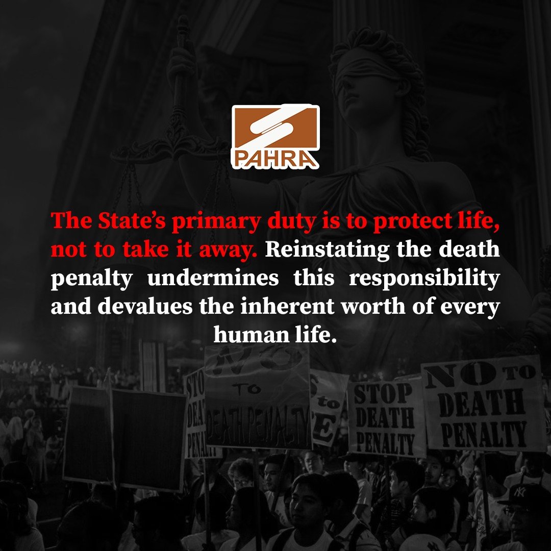 PHILIPPINE ALLIANCE OF HUMAN RIGHTS ADVOCATES STATEMENT AGAINST DEATH PENALTY