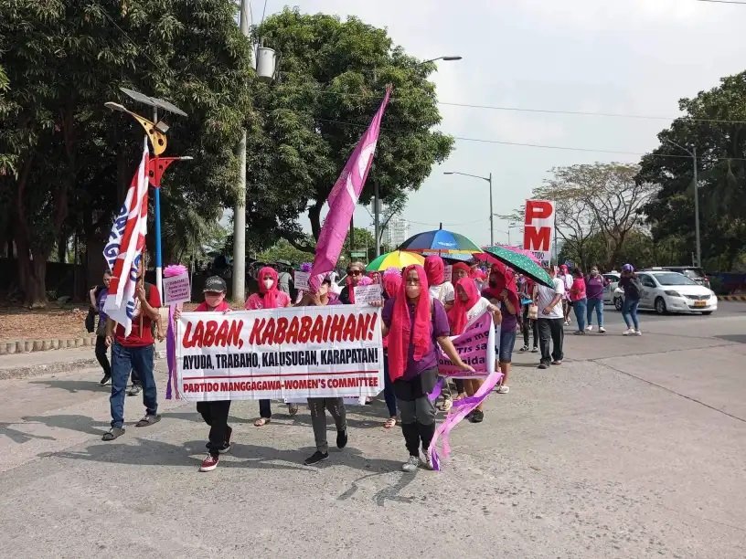 Partido Manggagawa Nag-Protesta sa bisperas ng Araw ng Kababaihan